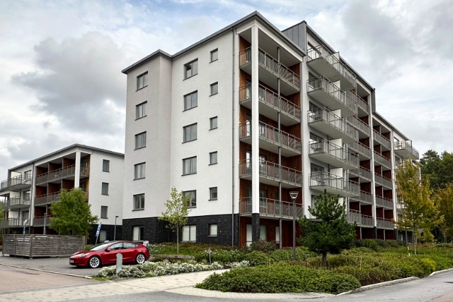 Flerfamiljshus i flera våningar